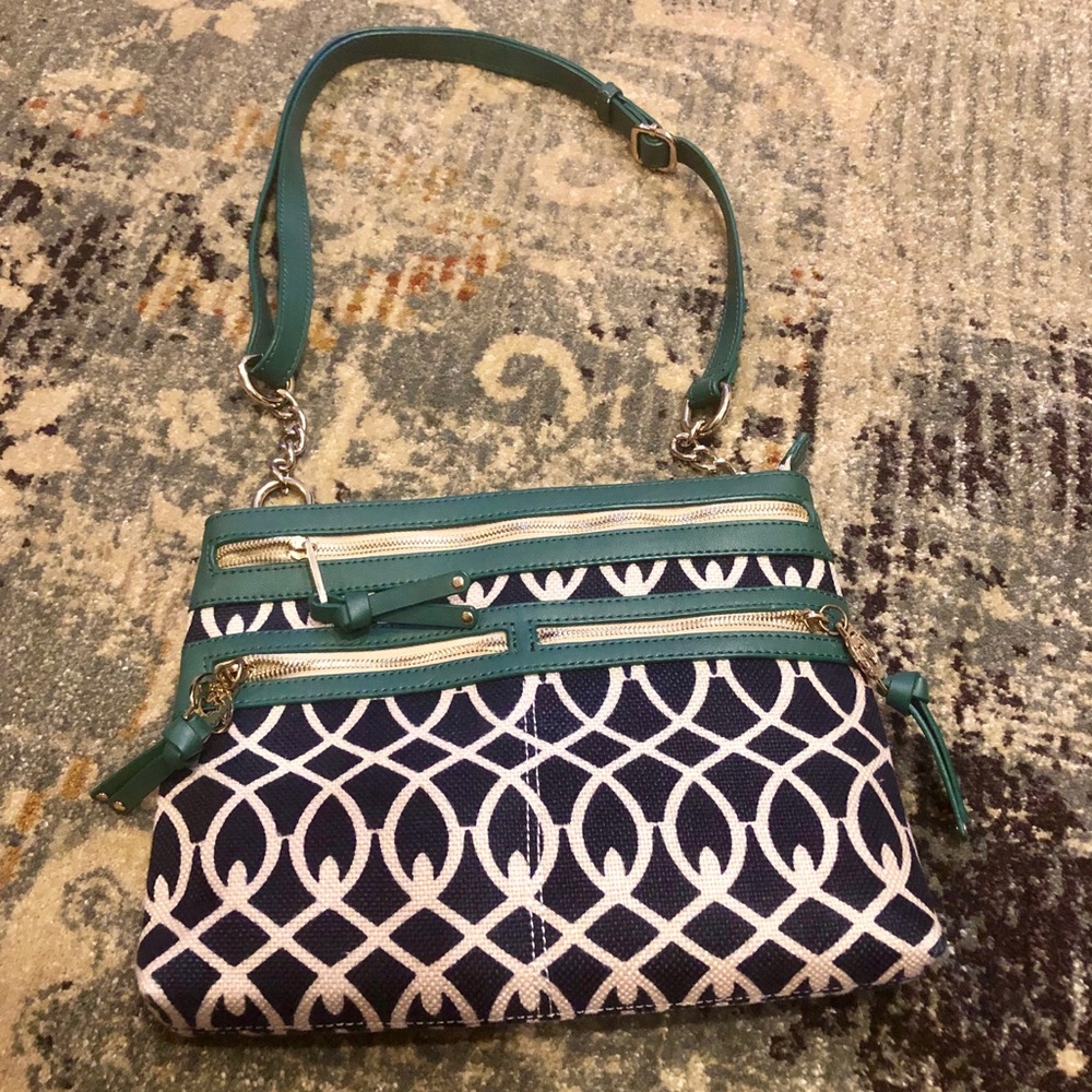 Spartina 449 | Linen and Leather Crossbody bag